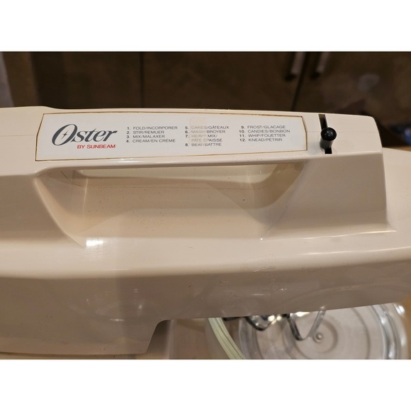 Oster Kitchen Center Sunbeam Mixer Meat Grinder Attachment 2 Glass Bowls Manual - Picture 9 of 11